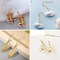 925 Sterling Silver Earring Hooks 200 PCS, Gold Earring Hooks for Jewelry Making, Hypoallergenic Fish Hook Earrings Making Kit, DIY Earring, with 200PCS Earring Backs and 200PCS Jump Rings